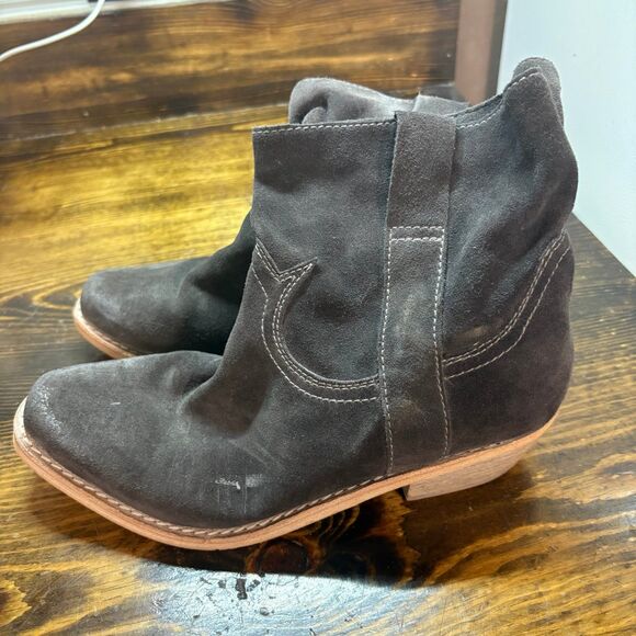 Sam Edelman Gray Boots Size 8 - Picture 2 of 11